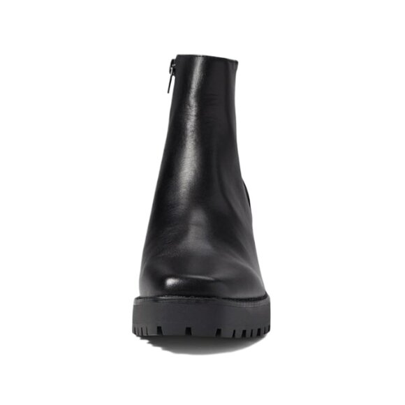 Andre Assous Milla Boots Womens 7 Black Leather Square Toe Ankle Booties New - Picture 3 of 5
